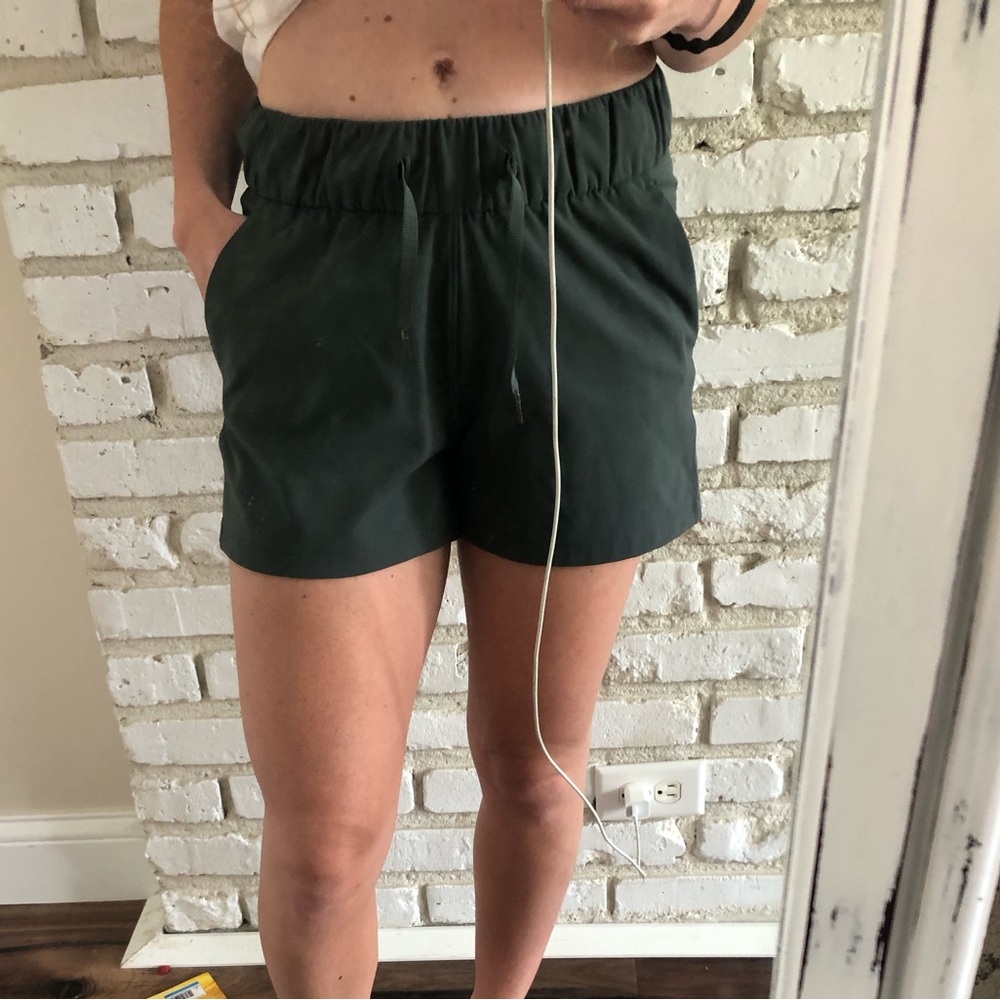 lululemon athletica Dark Green Athletic Shorts